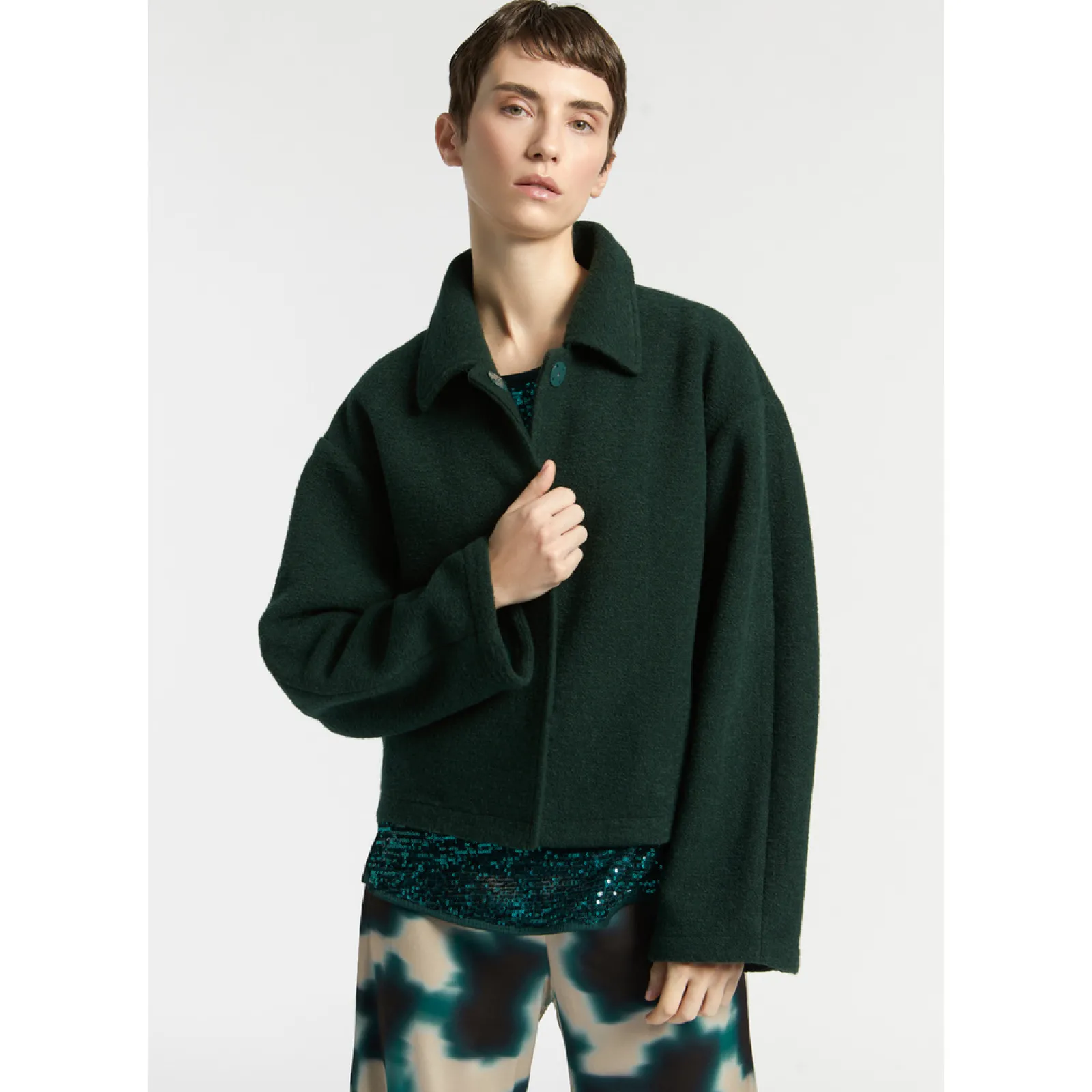 Xandres Veste courte avec col-Femme Manteaux & Vestes|Blazers
