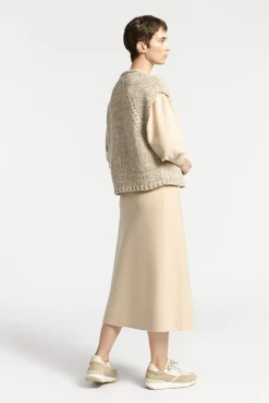 Xandres Veste sans manches en grosse maille-Femme Pulls & Cardigans|Xandres Plus