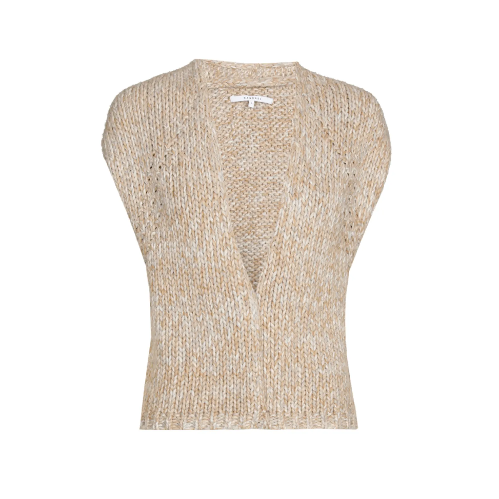 Xandres Veste sans manches en grosse maille-Femme Pulls & Cardigans|Xandres Plus