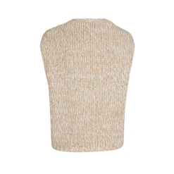 Xandres Veste sans manches en grosse maille-Femme Pulls & Cardigans|Xandres Plus