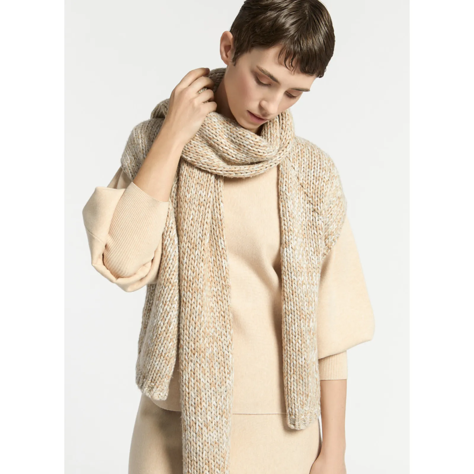 Xandres Veste sans manches en grosse maille-Femme Pulls & Cardigans|Xandres Plus