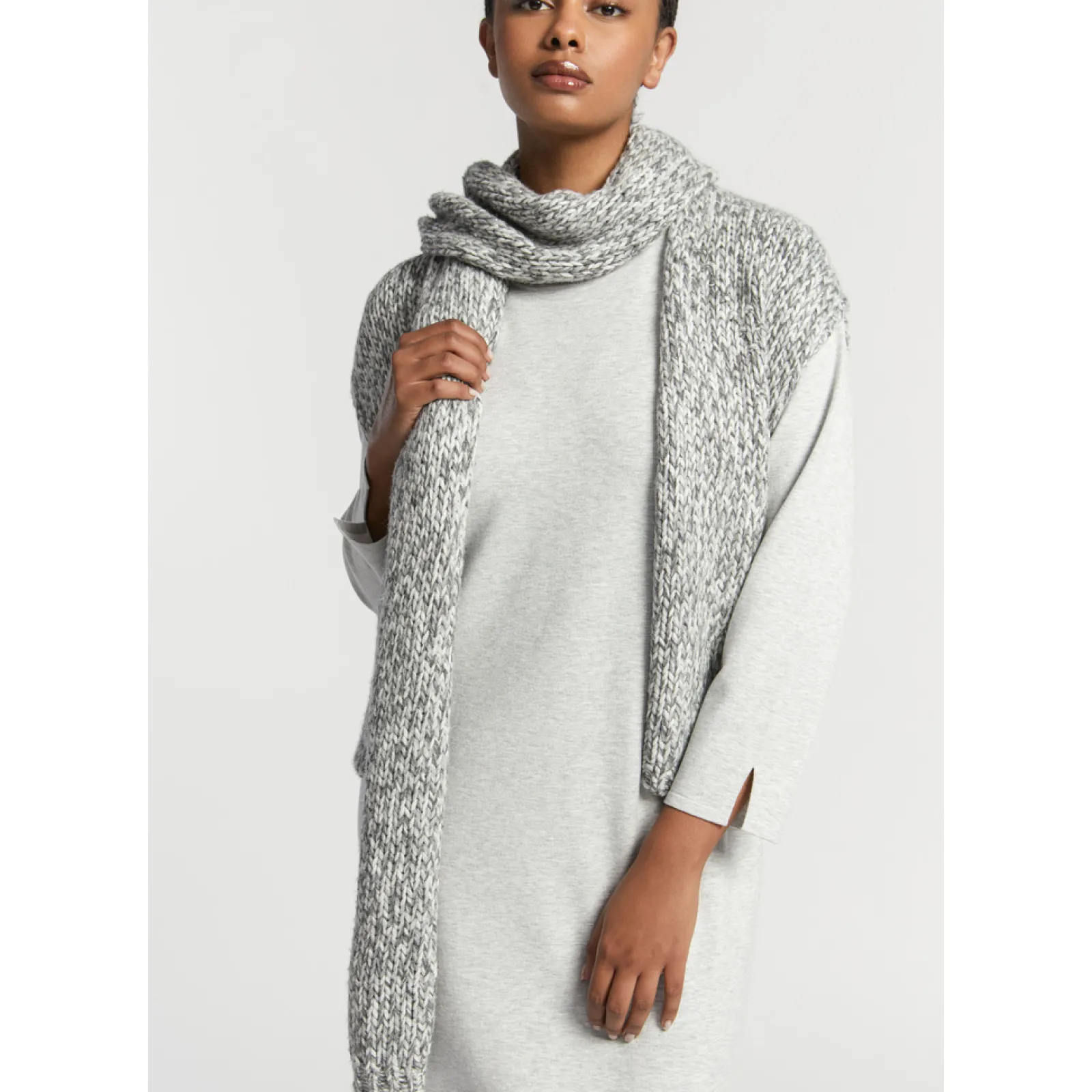 Xandres Veste sans manches en grosse maille-Femme Xandres Plus|Pulls & Cardigans