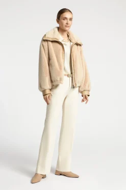 Xandres Veste teddy courte-Femme Manteaux & Vestes|Blazers