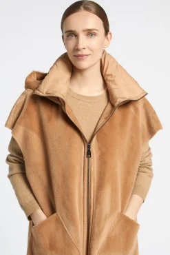 Xandres Veste teddy sans manches-Femme Xandres Plus|Manteaux & Vestes