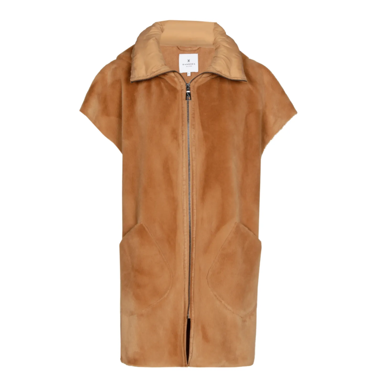 Xandres Veste teddy sans manches-Femme Xandres Plus|Manteaux & Vestes