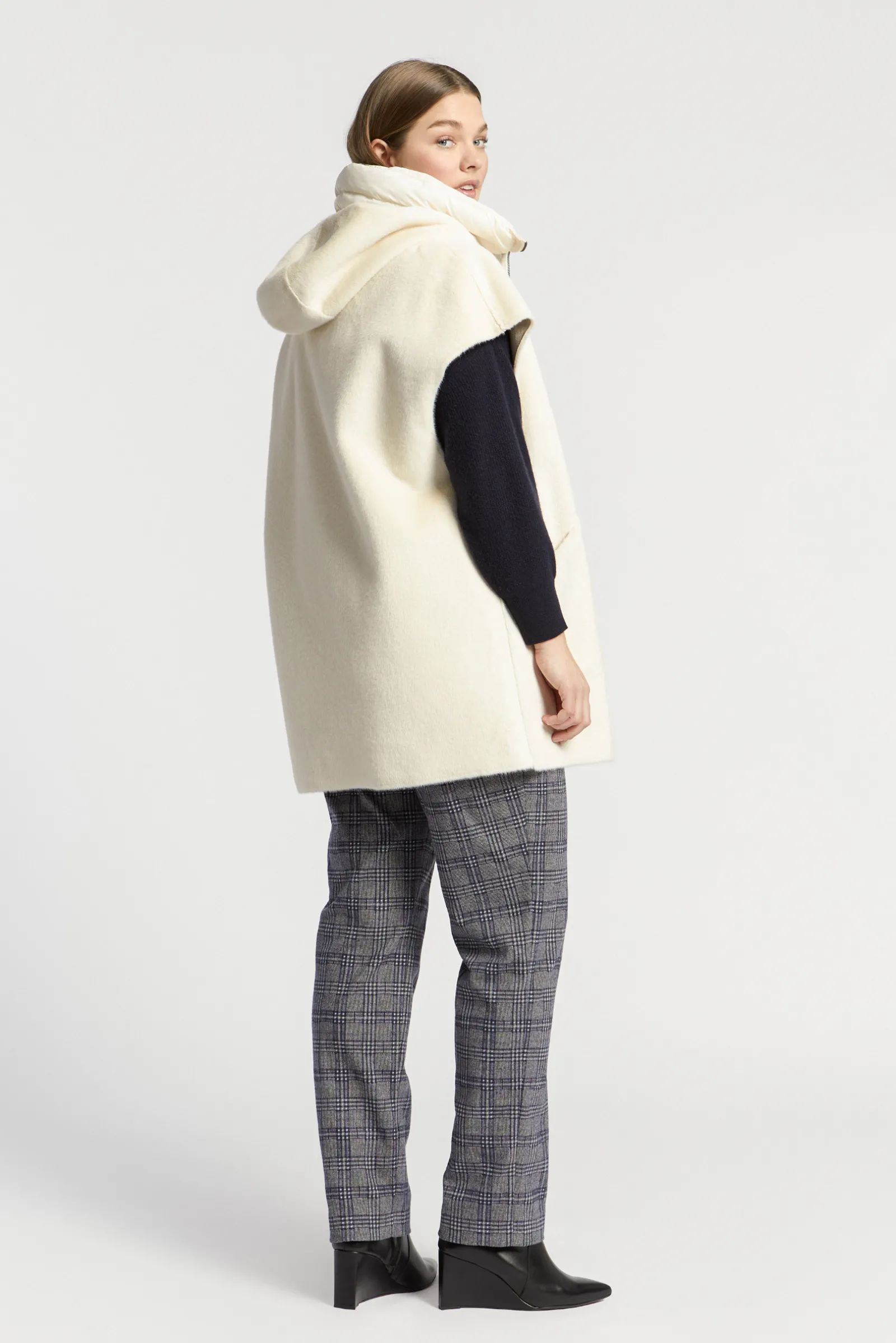 Xandres Veste teddy sans manches-Femme Xandres Plus|Manteaux & Vestes